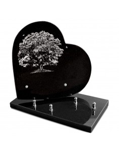 PLAQUE GRANIT COEUR 26X26...