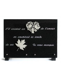 PLAQUE GRANIT NOIR 25X35CM...