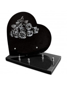 PLAQUE GRANIT COEUR 26X26...