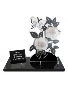 PLAQUE ALTU 32X40CM ROSES...