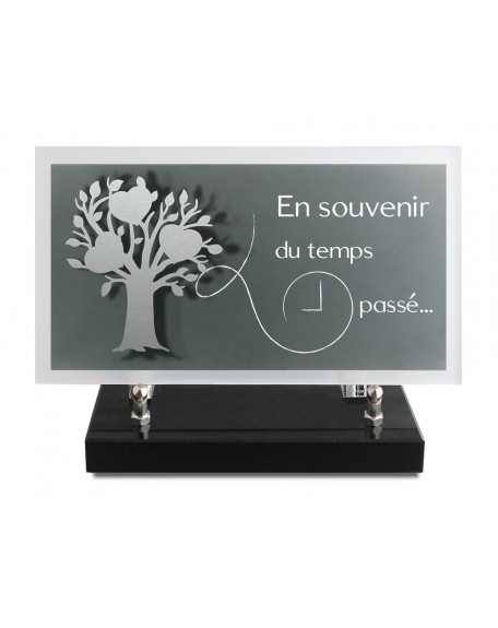 PLAQUE ALTU TEXTE GRAVE 14X25CM DECOR INOX