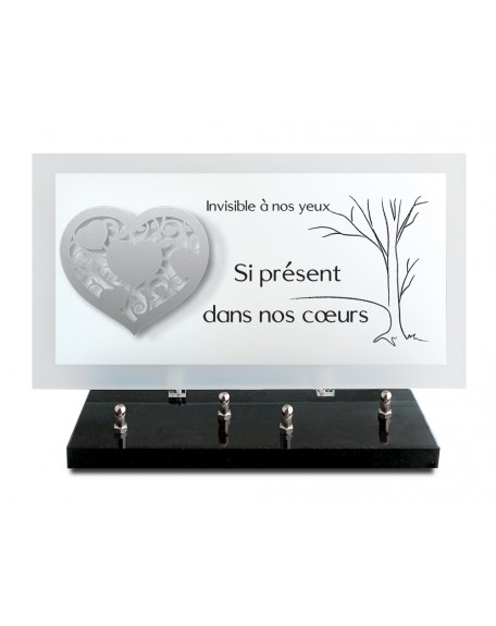 PLAQUE ALTU TEXTE GRAVE 20X37CM DECOR INOX