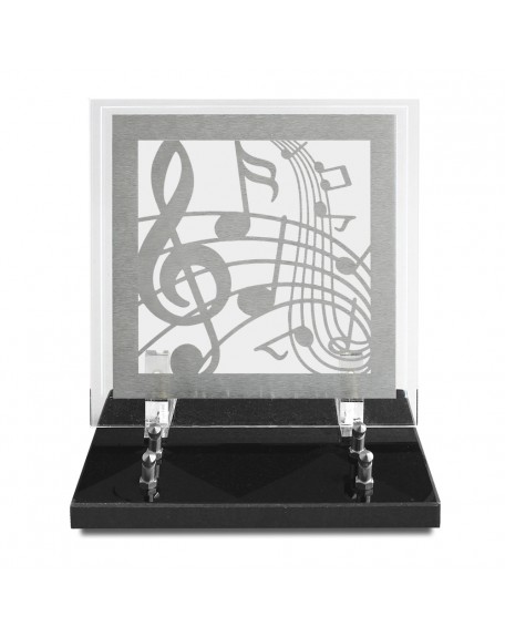 PLAQUE ALTU 21X21CM DECOR INOX