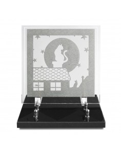 PLAQUE ALTU 21X21CM DECOR INOX