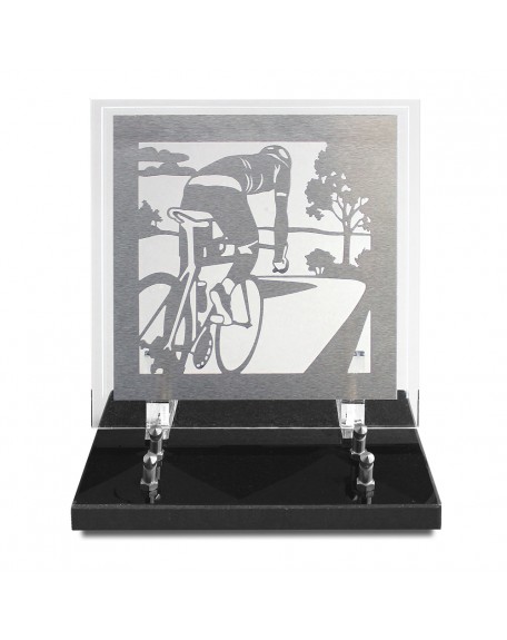 PLAQUE ALTU 21X21CM DECOR INOX