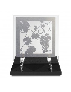 PLAQUE ALTU 21X21CM DECOR INOX