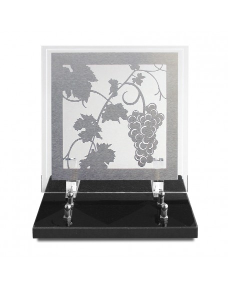 PLAQUE ALTU 21X21CM DECOR INOX