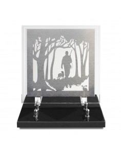 PLAQUE ALTU 21X21CM DECOR INOX