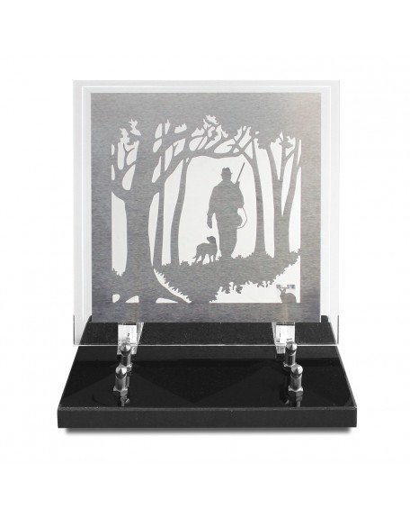 PLAQUE ALTU 21X21CM DECOR INOX