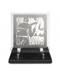 PLAQUE ALTU 21X21CM DECOR INOX