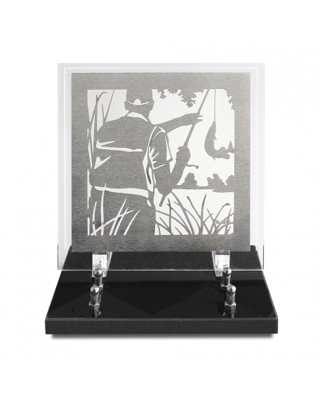 PLAQUE ALTU 21X21CM DECOR INOX