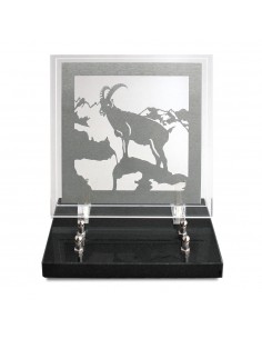 PLAQUE ALTU 21X21CM DECOR INOX