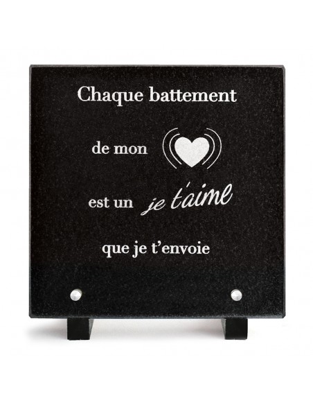 PLAQUE GRANIT 20X20 TEXTE