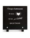 PLAQUE GRANIT 20X20 TEXTE
