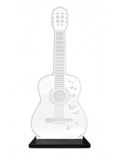 GUITARE INOX BLANC 35X84...