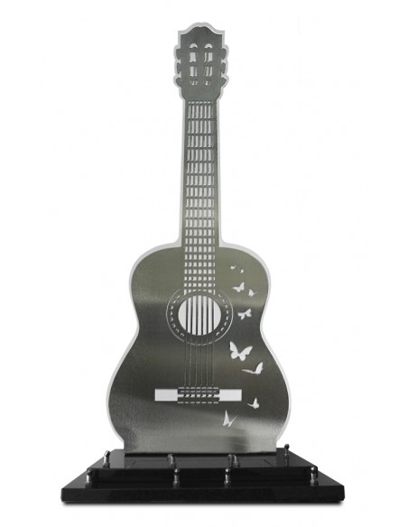 GUITARE INOX 35X84 FORMAT XXL DOUBLE ALTU INCOLORE 5 INTERS