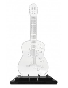GUITARE INOX BLANC 35X84...