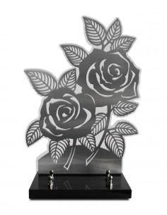 ROSES INOX 27X37 FORMAT L...
