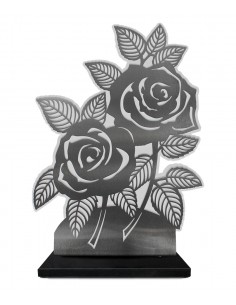 ROSES INOX 49X67 FORMAT XL...
