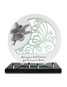 PLAQUE ALTU BLANC 30X32CM +...