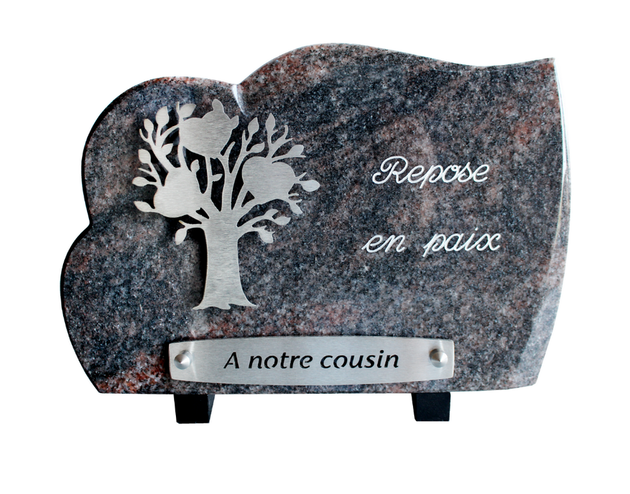 Plaque Funéraire Avec Inscription : à Notre Cousin Image stock - Image du  décédé, cycle: 259871081