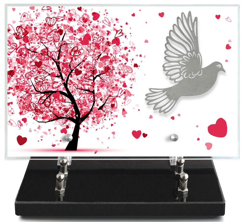 PLAQUE IMPRIMEE 20X30 DESSINS ARBRES